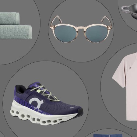 a collage of goods from the Nordstrom Anniversary Sale on a grey background