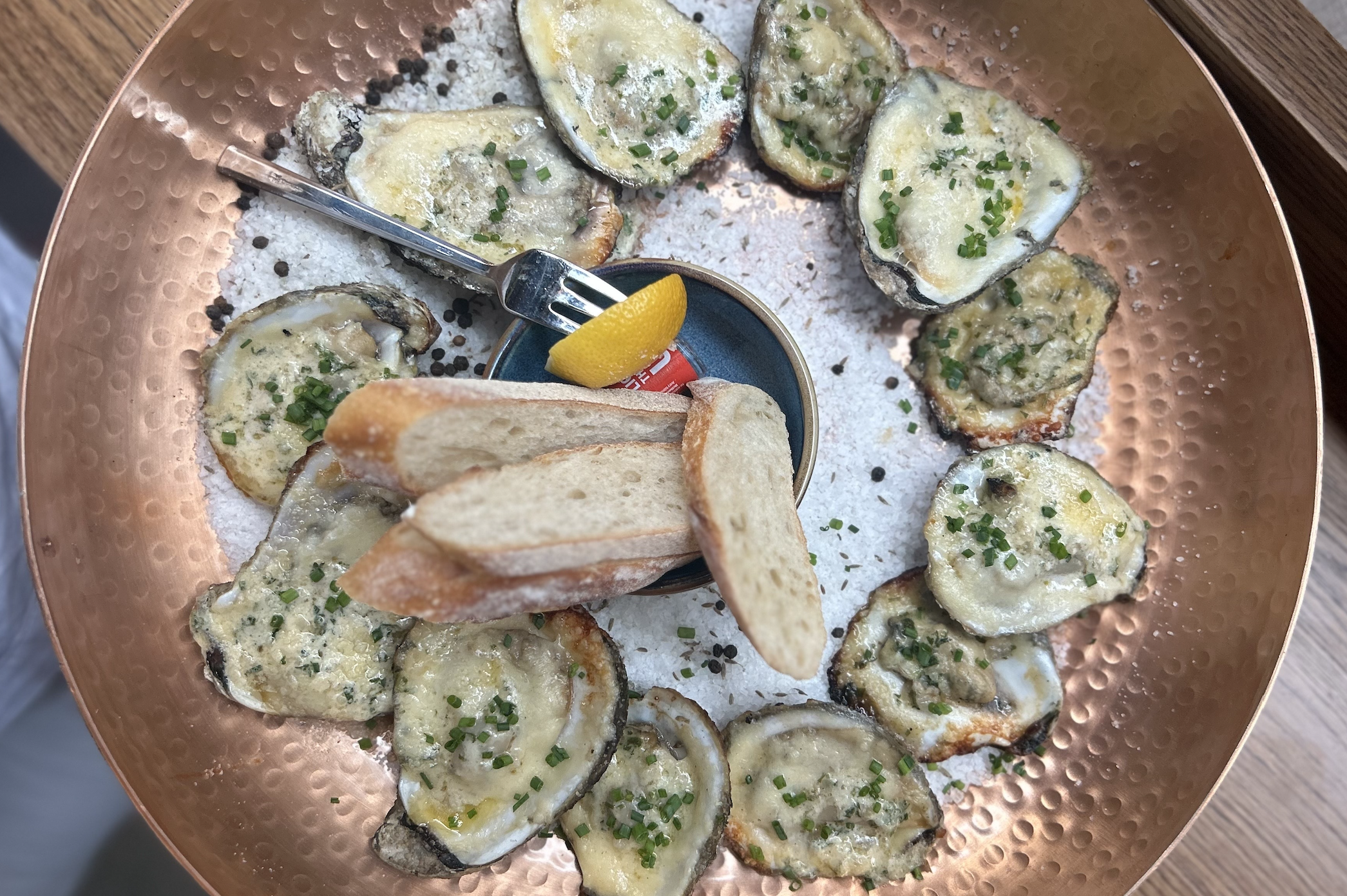 I recently picked up a cast iron oyster tray for charbroiled