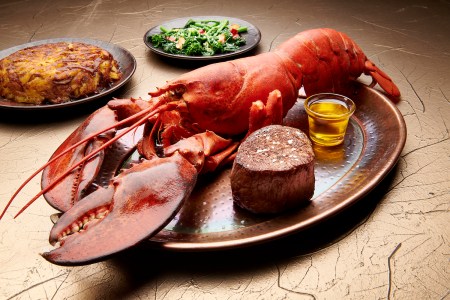 The Palm's lobster dinner special