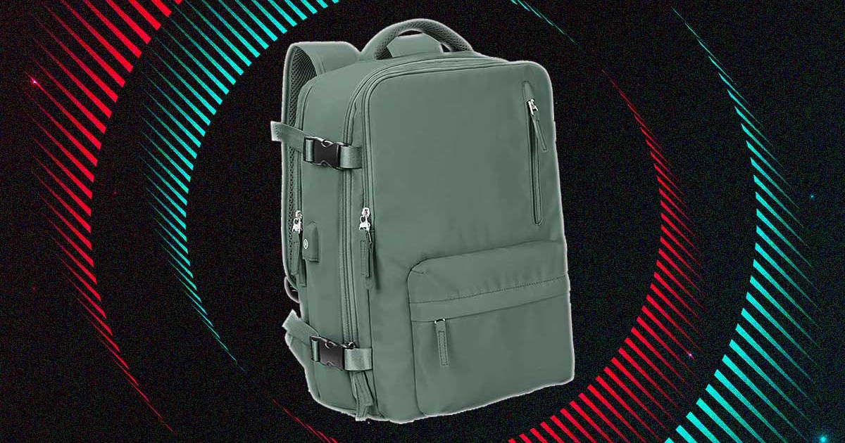 According to TikTok, this $46 Amazon backpack is the best travel bag, period. 