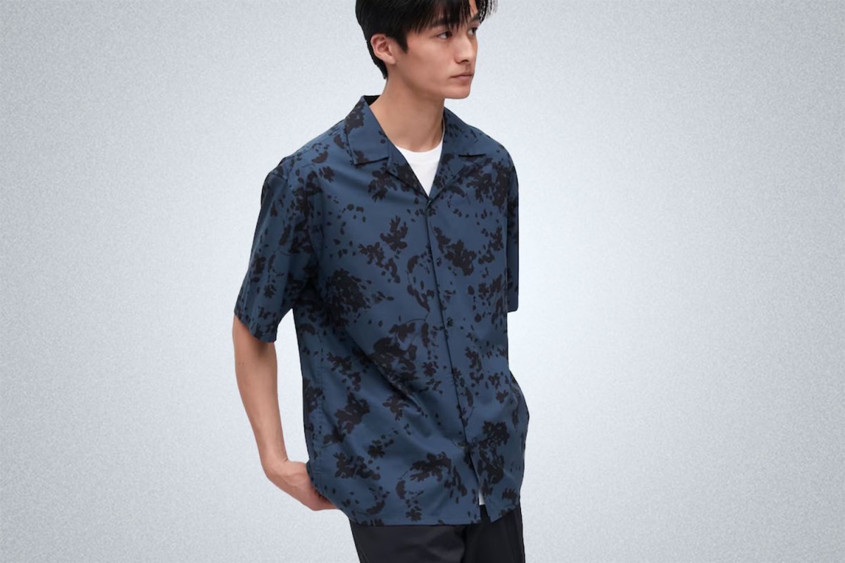 Camping on a Budget: Uniqlo Open Collar Short-Sleeve Shirt