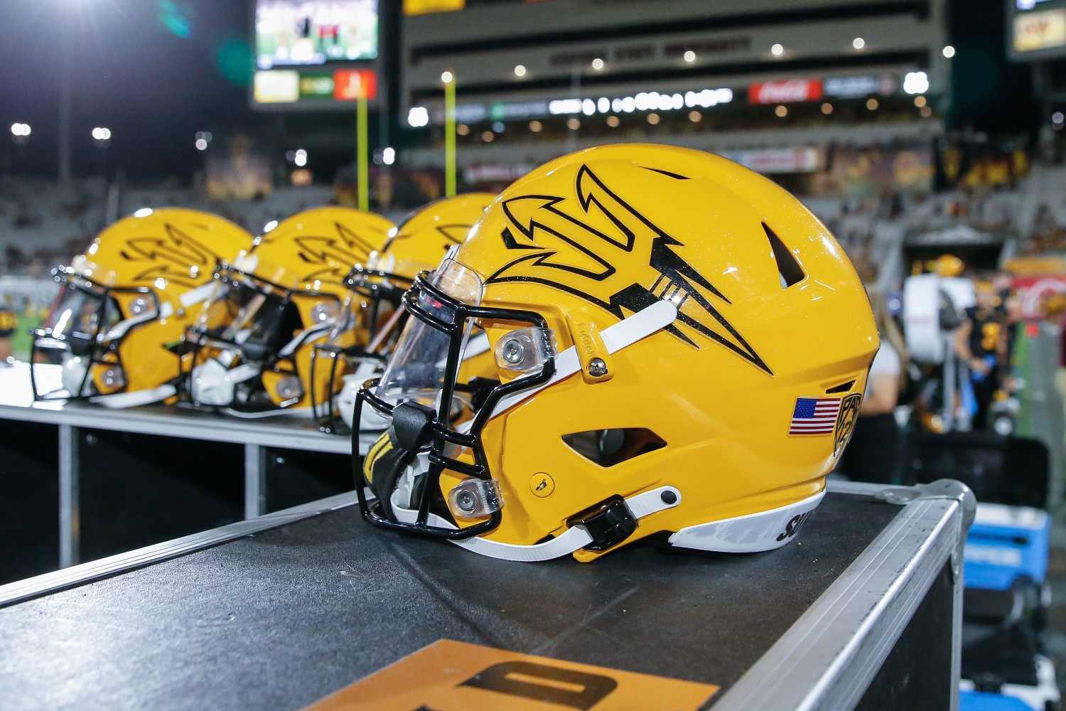 Arizona State helmets
