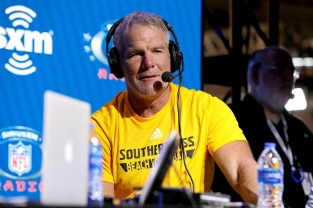 Brett Favre broadcasting