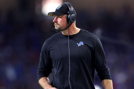 Head coach Dan Campbell of the Detroit Lions.