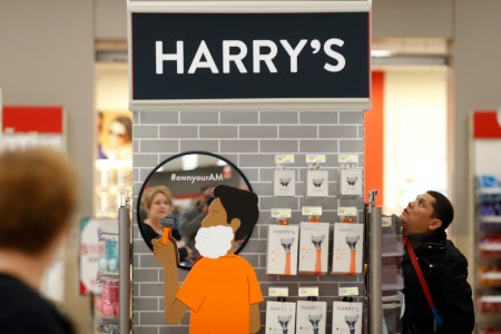 Harry's razors store display