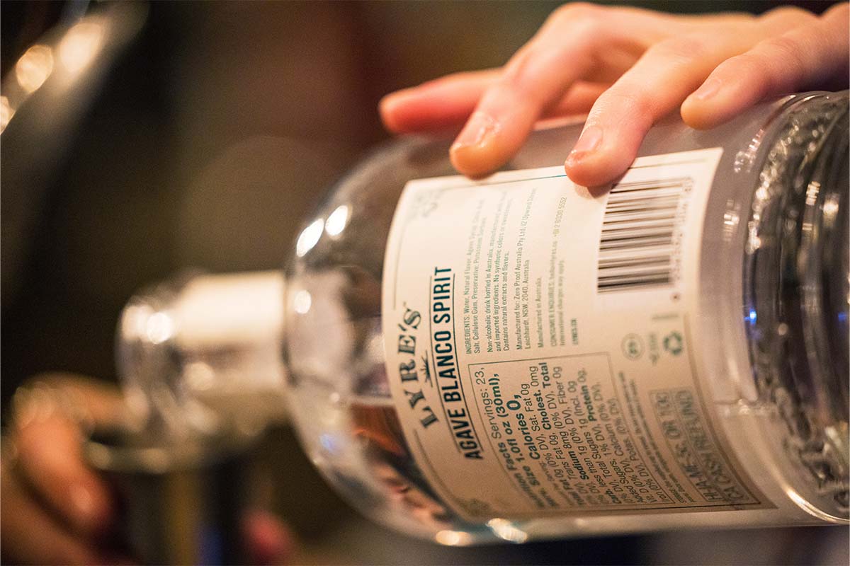 Sierra Margolies prepares a non-alcoholic drink at Hekate Cafe and Elixer Lounge on January 20, 2023 in New York City. Do non-alcoholic spirits expire? We asked a few experts.