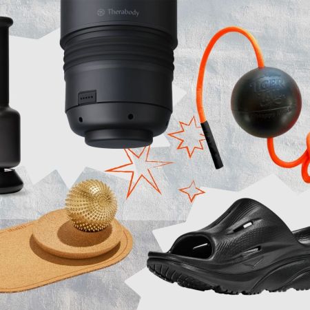 collage of recovery tools on textured background