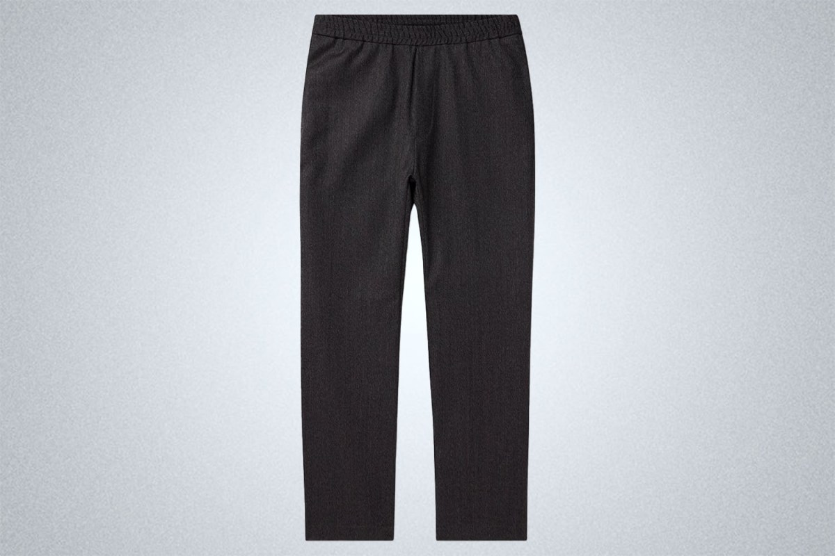 Barena Bativoga Straight-Leg Herringbone Virgin Wool Suit Trousers