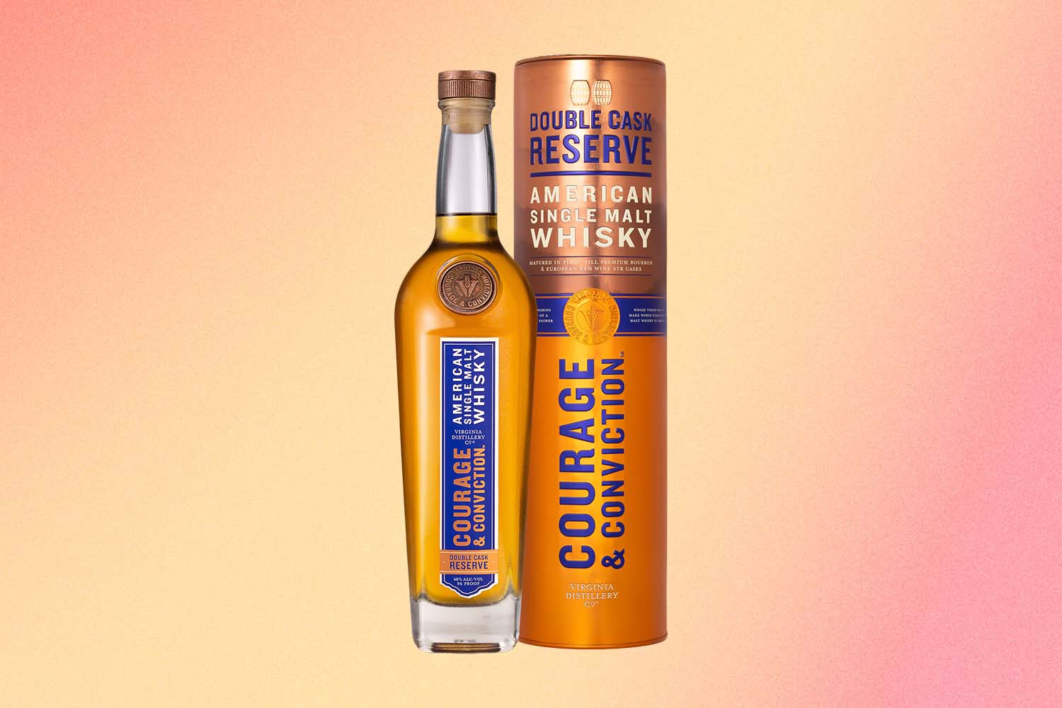 Courage and Conviction Double Cask Reserve packaging