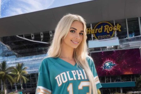 A Dolphins Fan Who Went Viral on Social Media Was Just an AI Creation