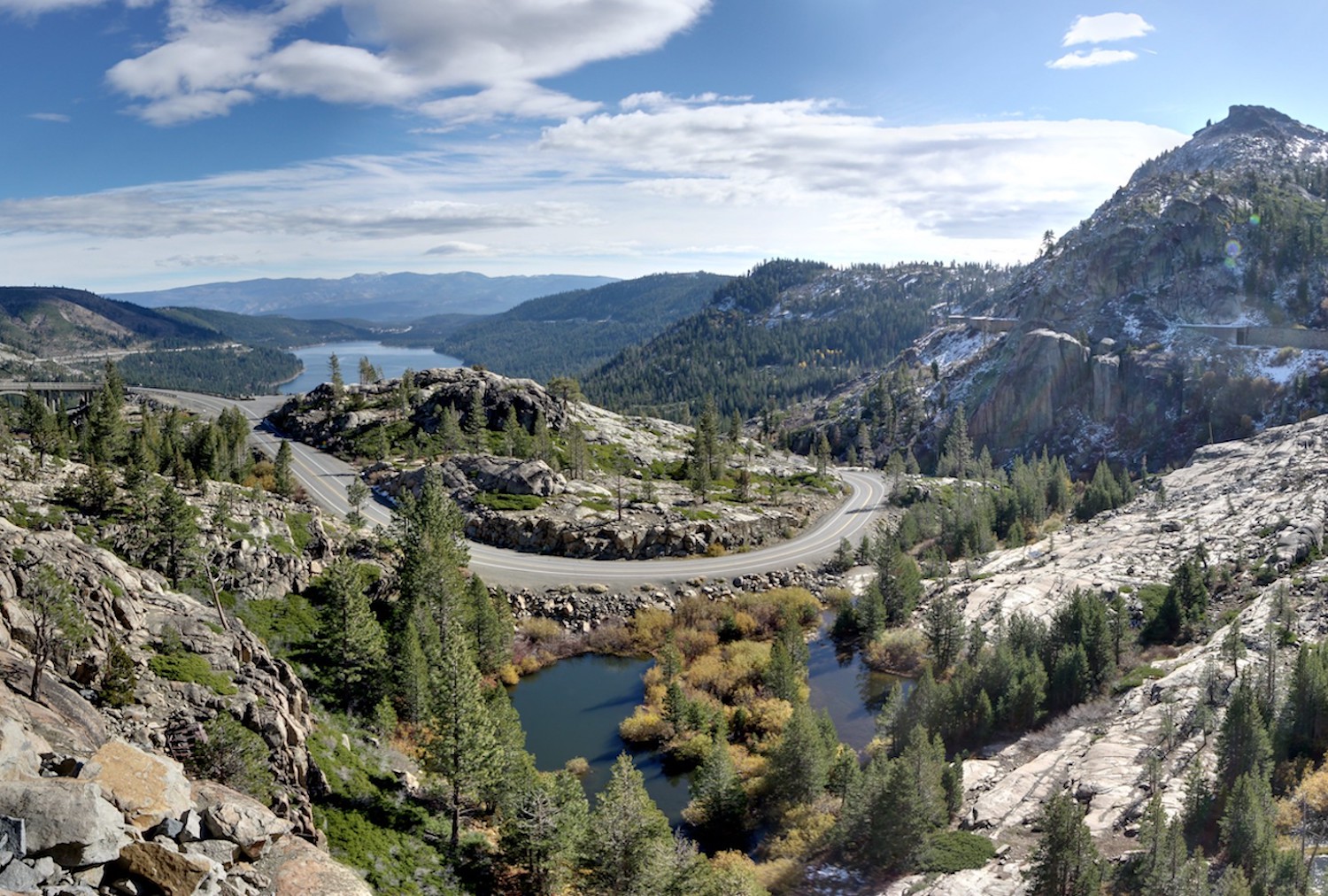 Overview of Donner Memorial State Park