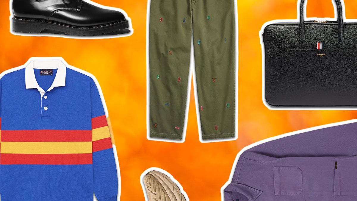 a collage of items of fall style trends