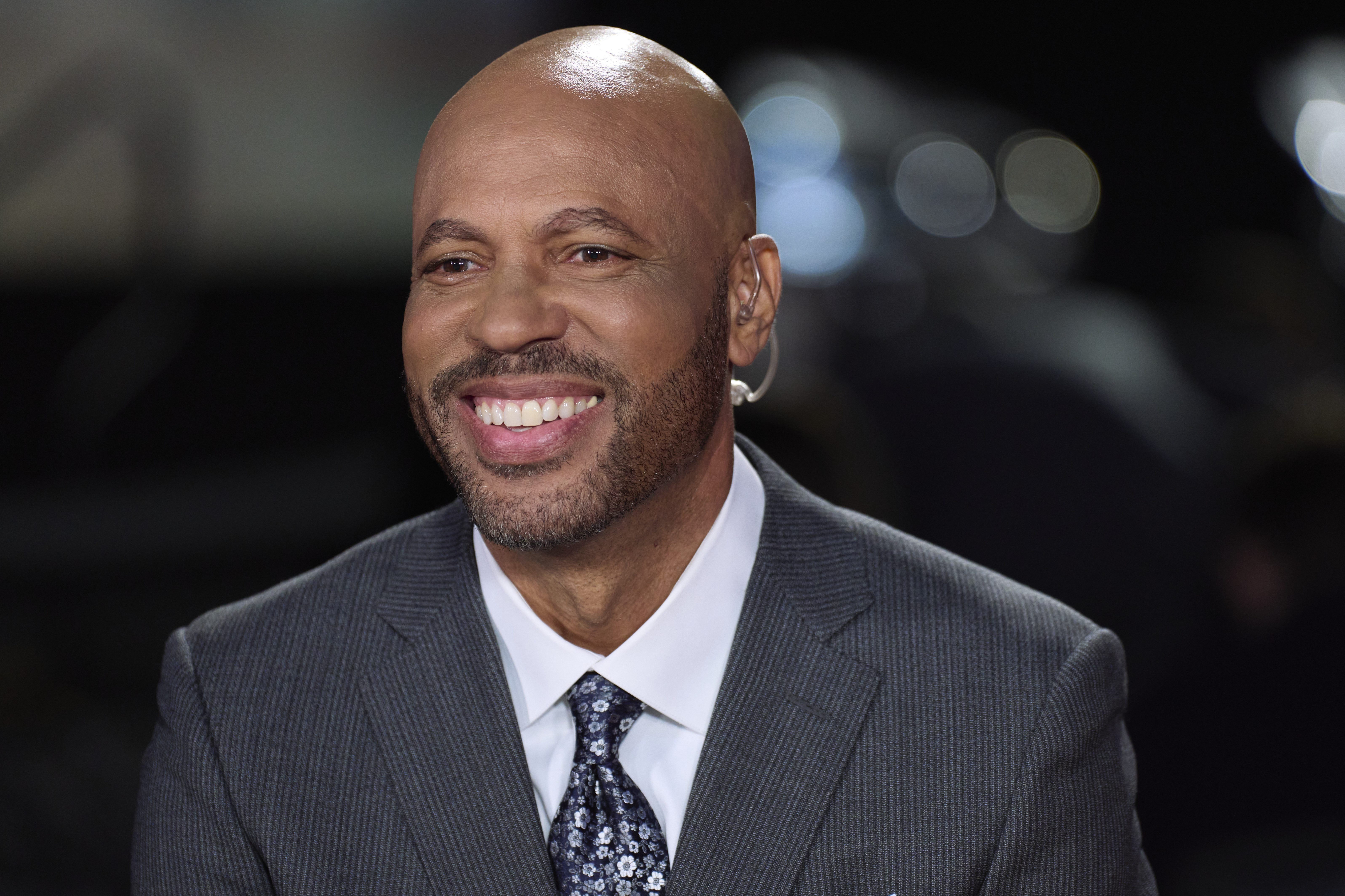 Jim Trotter talks before Super Bowl LVII in Phoenix.