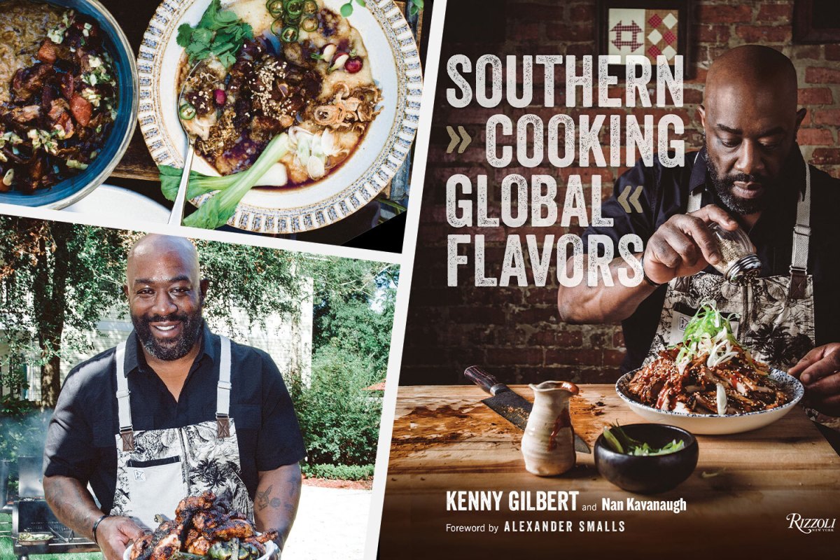 kenny gilbert chef cookbook and dishes