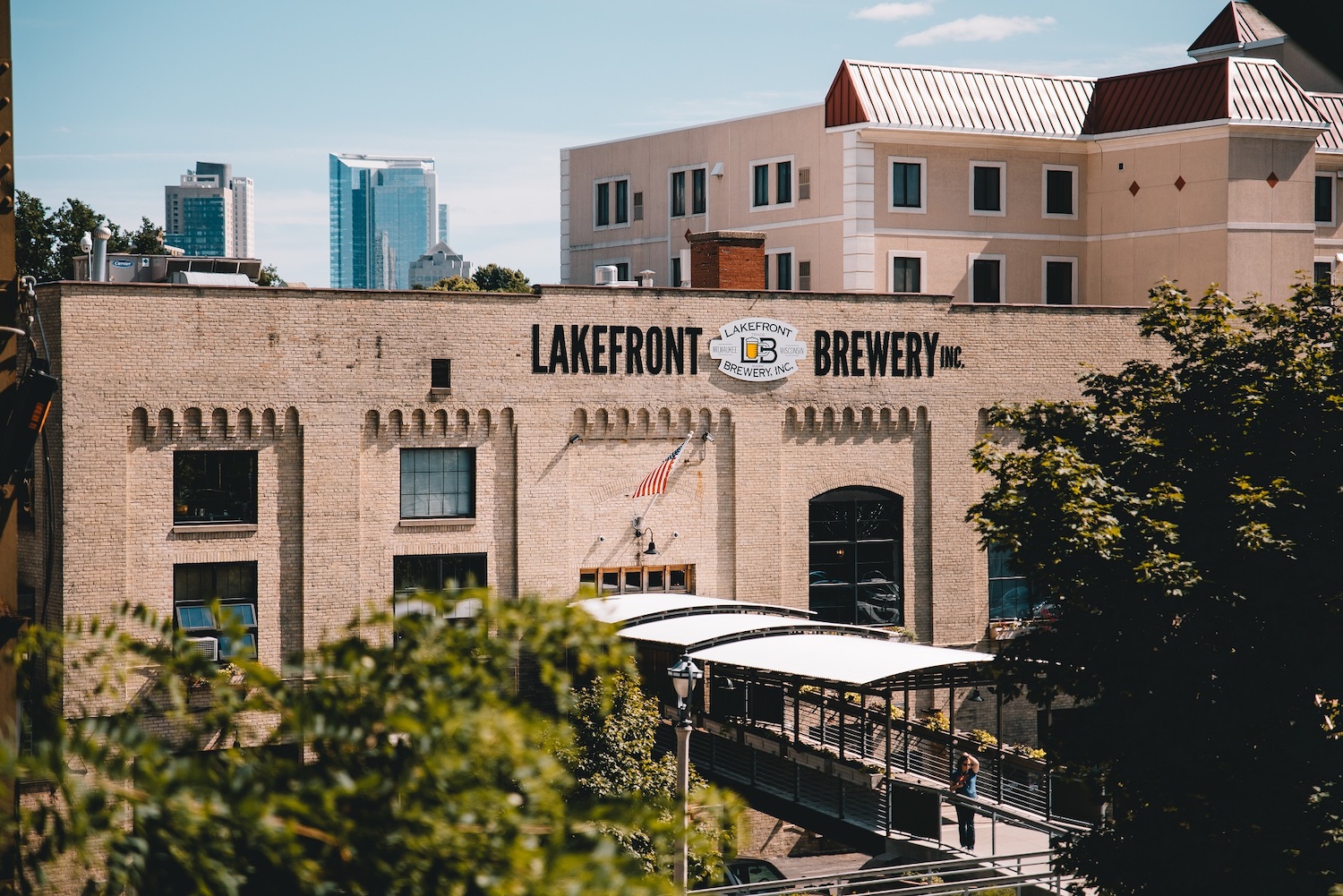 Exterior of Lakefront Brewery