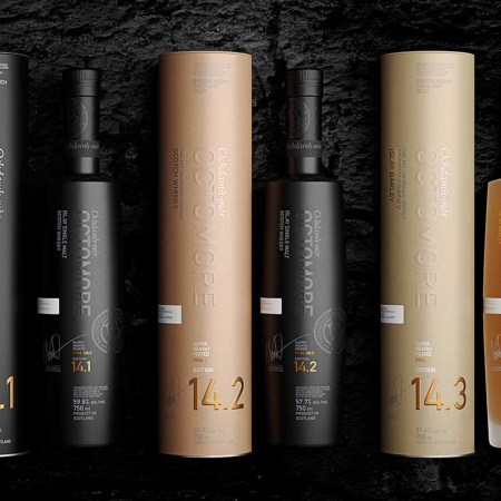 the 2023 bottles of Octomore from Bruichladdich