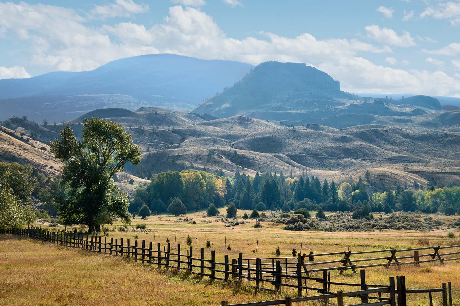 Paradise Valley in the Gallatin National Forest north of Yellowstone National Park