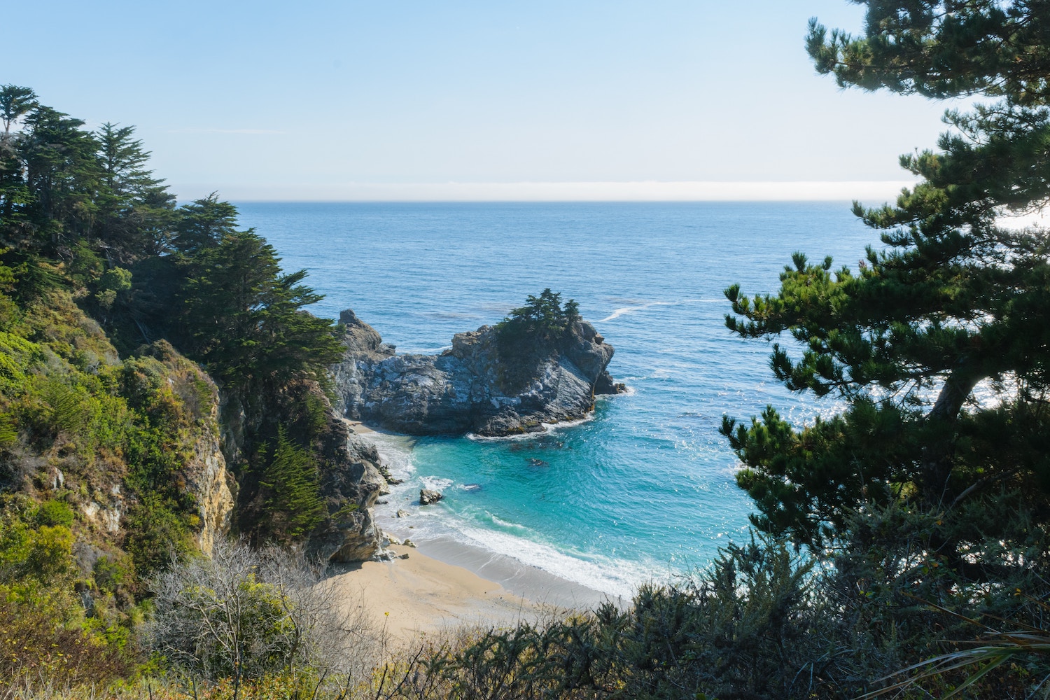 Overview of Pfeiffer Big Sur State Park