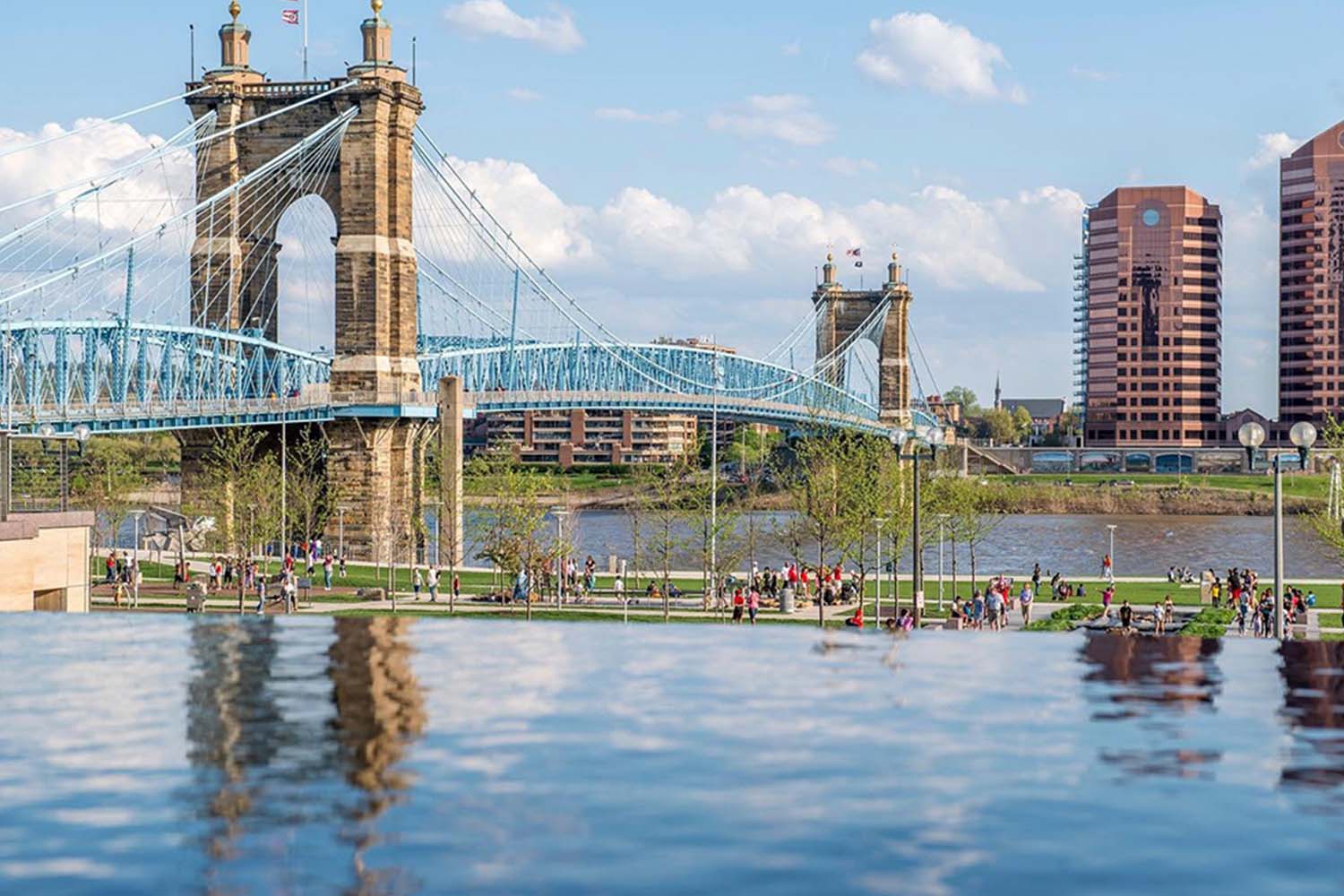 Roebling Bridge into Covington