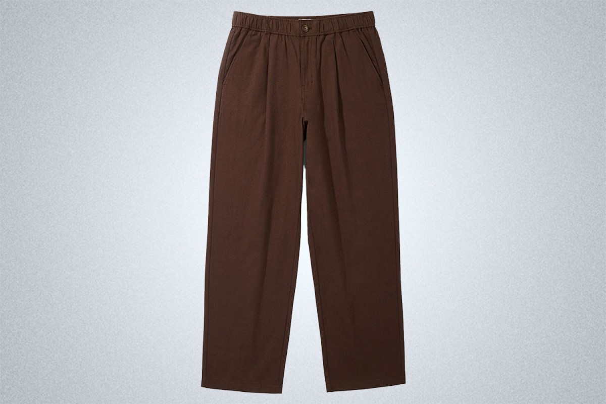 Saturdays NYC George Flannel Herringbone Pants