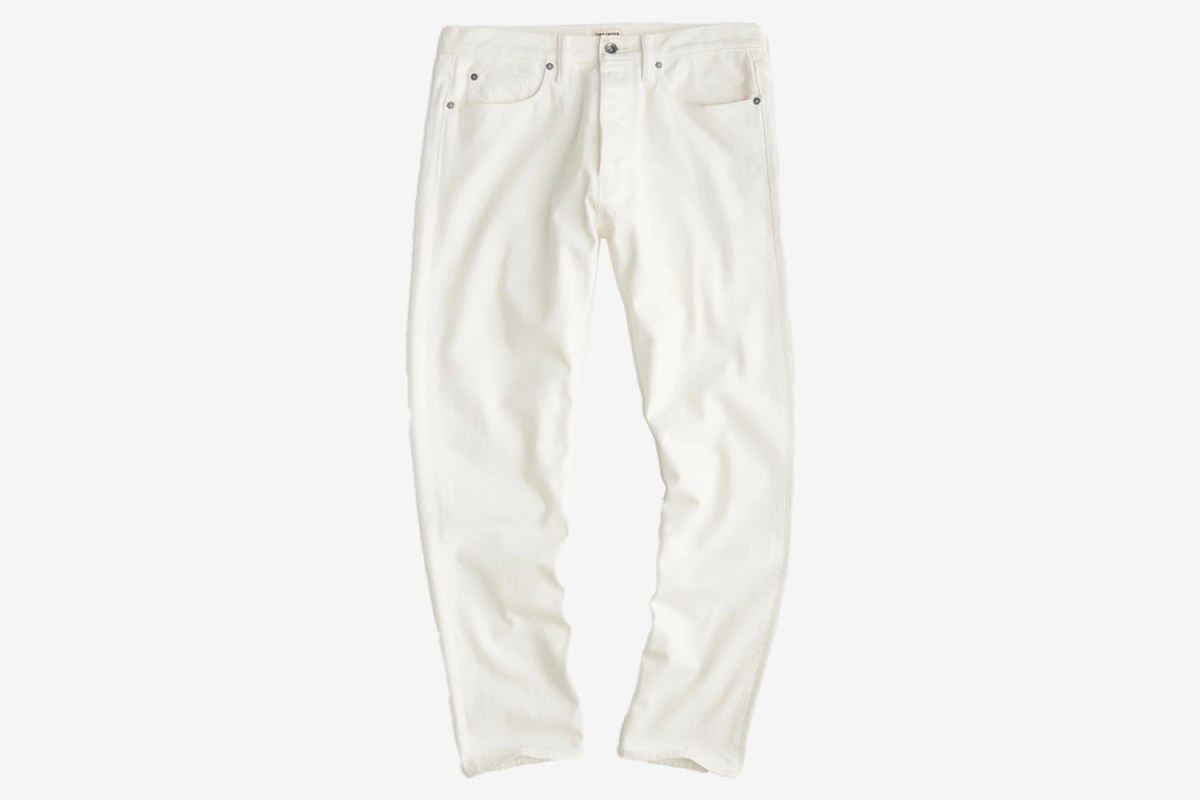 Todd Snyder Classic Fit Selvedge Jean In White Wash