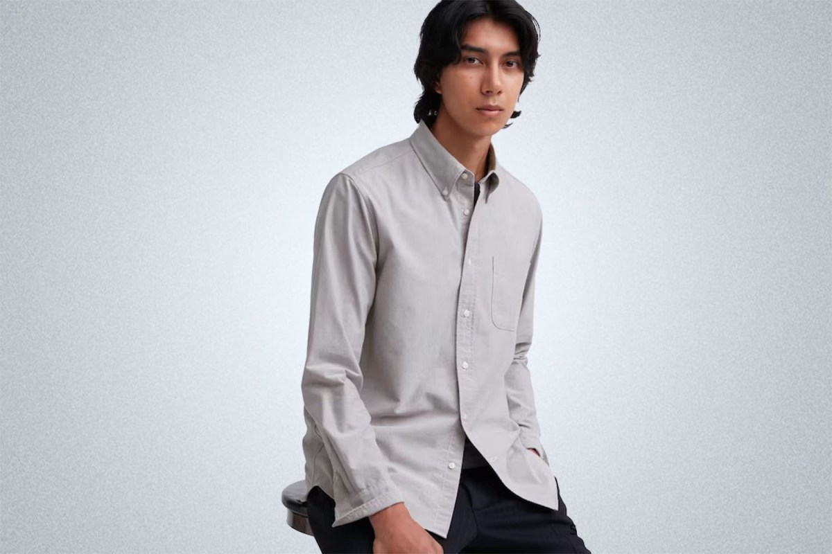 The Affordable Option: Uniqlo Oxford Slim Fit Long-Sleeve Shirt
