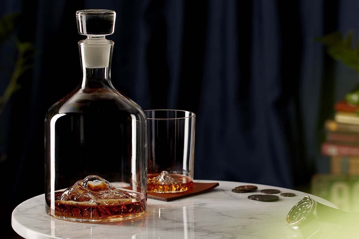 Whiskey Peaks Half Dome Decanter