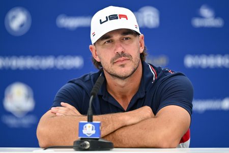 Brooks Koepka before the 2023 Ryder Cup in Rome.