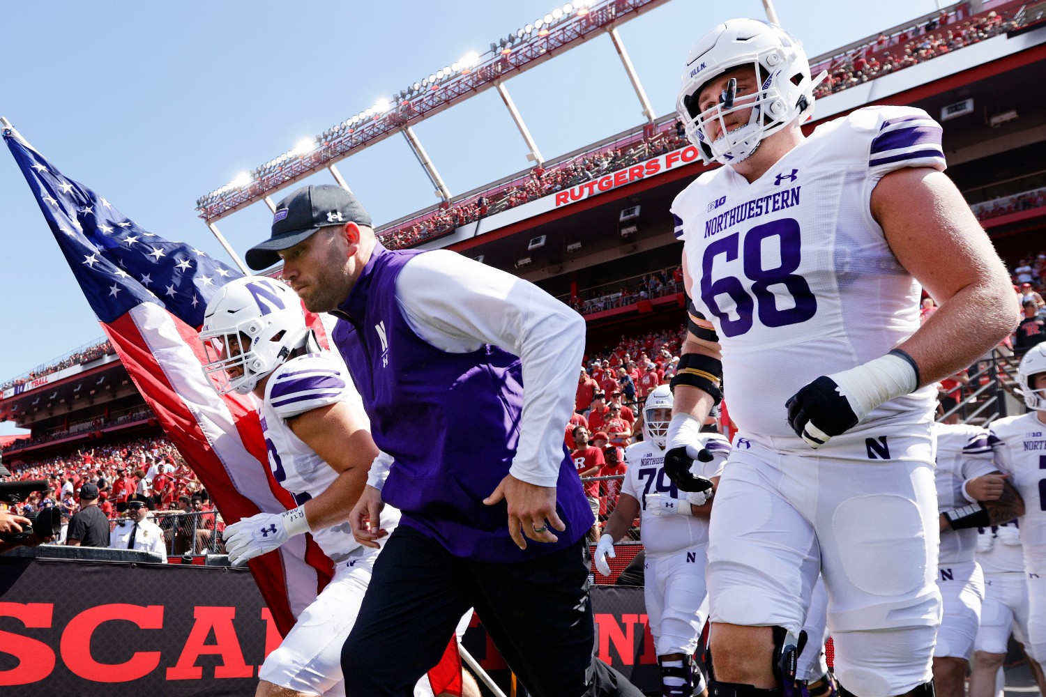 Northwestern football players
