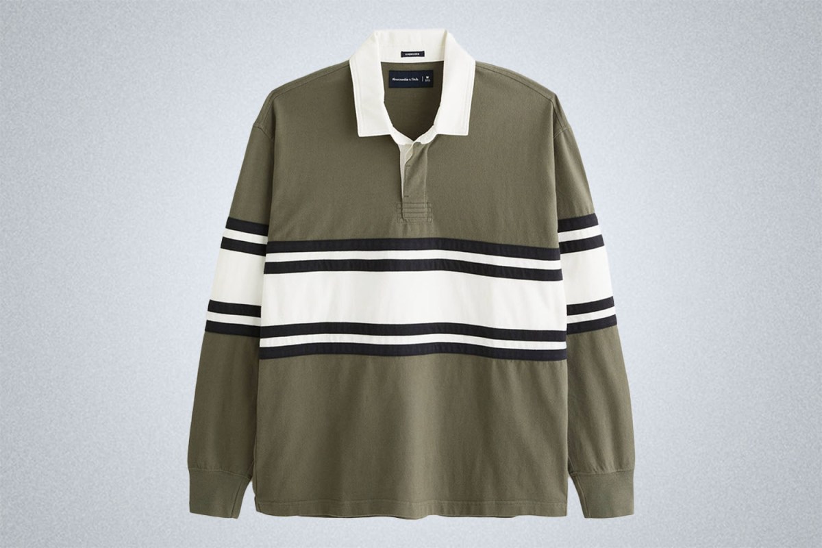 Abercrombie & Fitch Long-Sleeve Rugby Polo