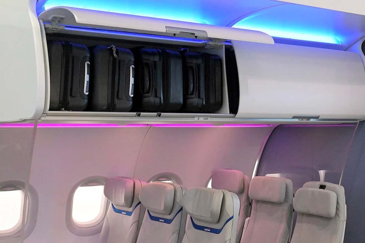 Airbus L Bins in an aircraft, which would allow more overhead luggage storage