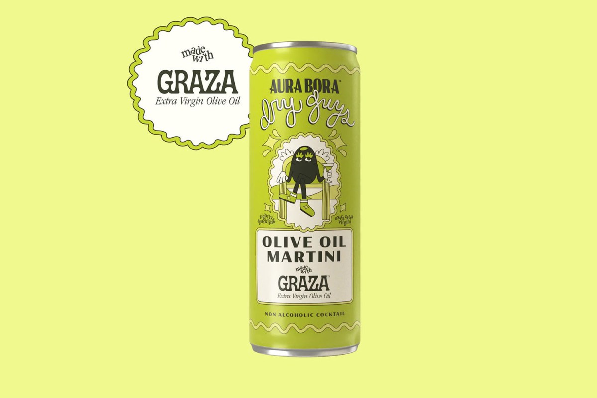 Aura Bora x Graza Olive Oil Martini