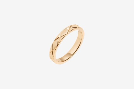 Aurate Mini Quilted Gold Ring