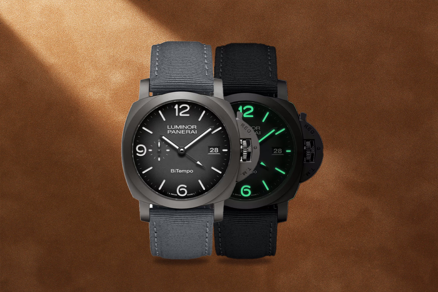 Black and gray watches