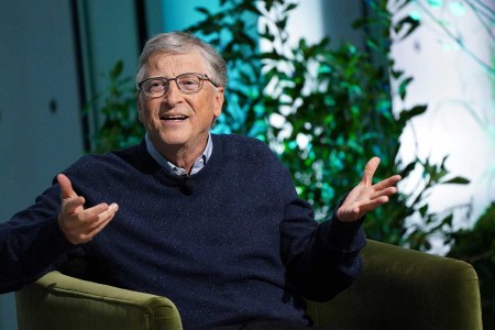 Bill Gates, Founder of Breakthrough Energy and Co-Chair of the Bill & Melinda Gates Foundation, speaks onstage at The New York Times Climate Forward Summit 2023 at The Times Center on September 21, 2023 in New York City