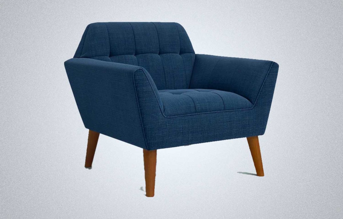 Mercury Row Petrin Modern Button Tufted Lounge Chair
