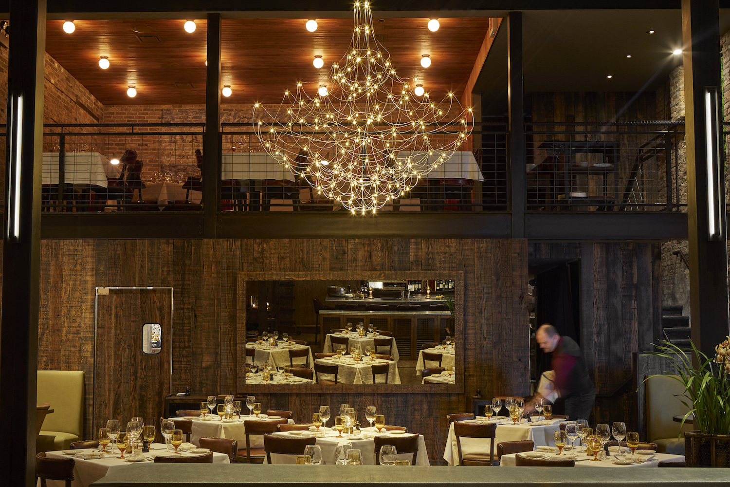 Interior of The Barn Steakhouse Dining Room 