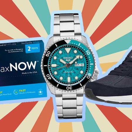 The best deals of the week include a 2 pack of COVID-19 tests, a SEIKO Men's 5 Sports SRPJ45 and New Balance Sneakers