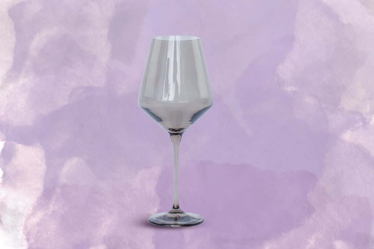 Estelle Colored Wine Stemware in Gray