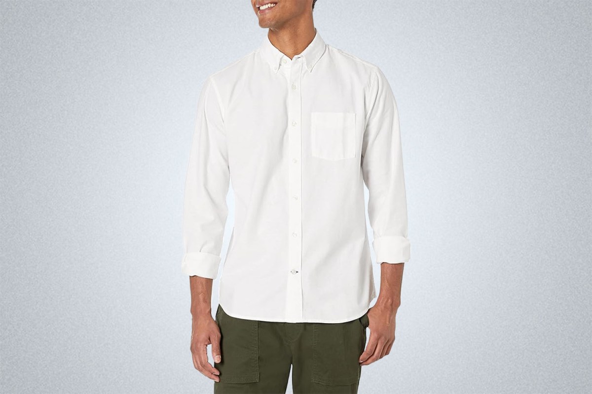 Gap Long-Sleeve Oxford Button Down Shirt