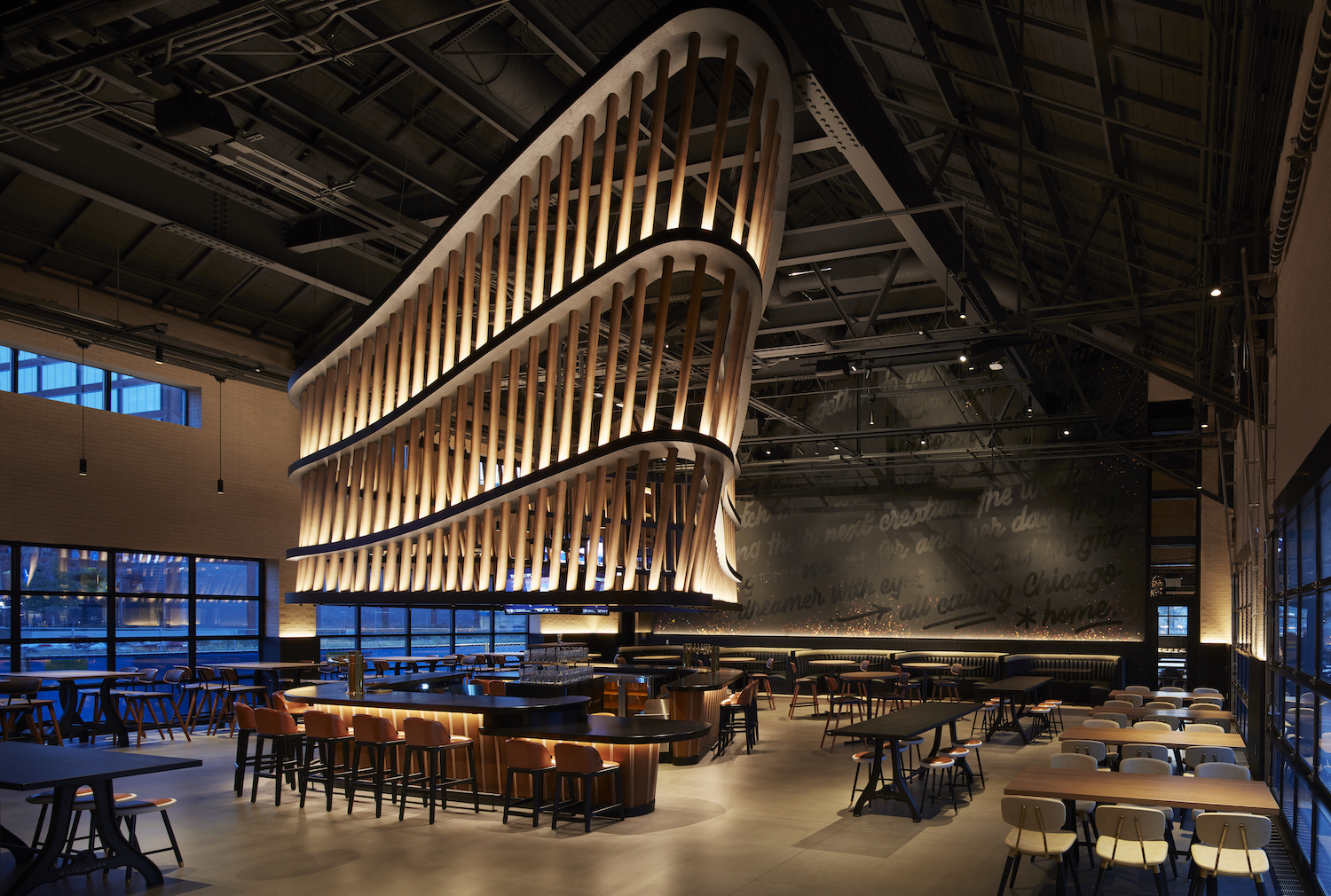 Interior of Guinness Restaurant