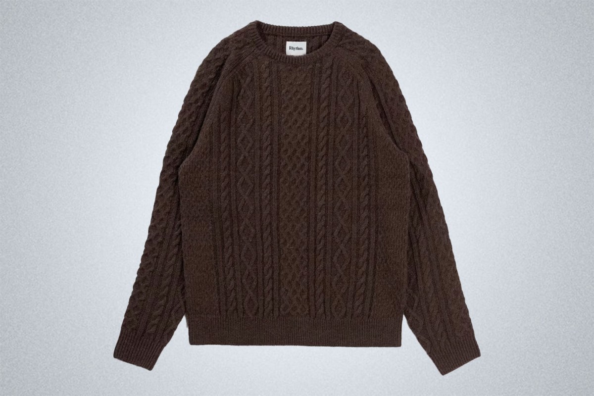 Rhythm Mohair Fisherman Knit Sweater