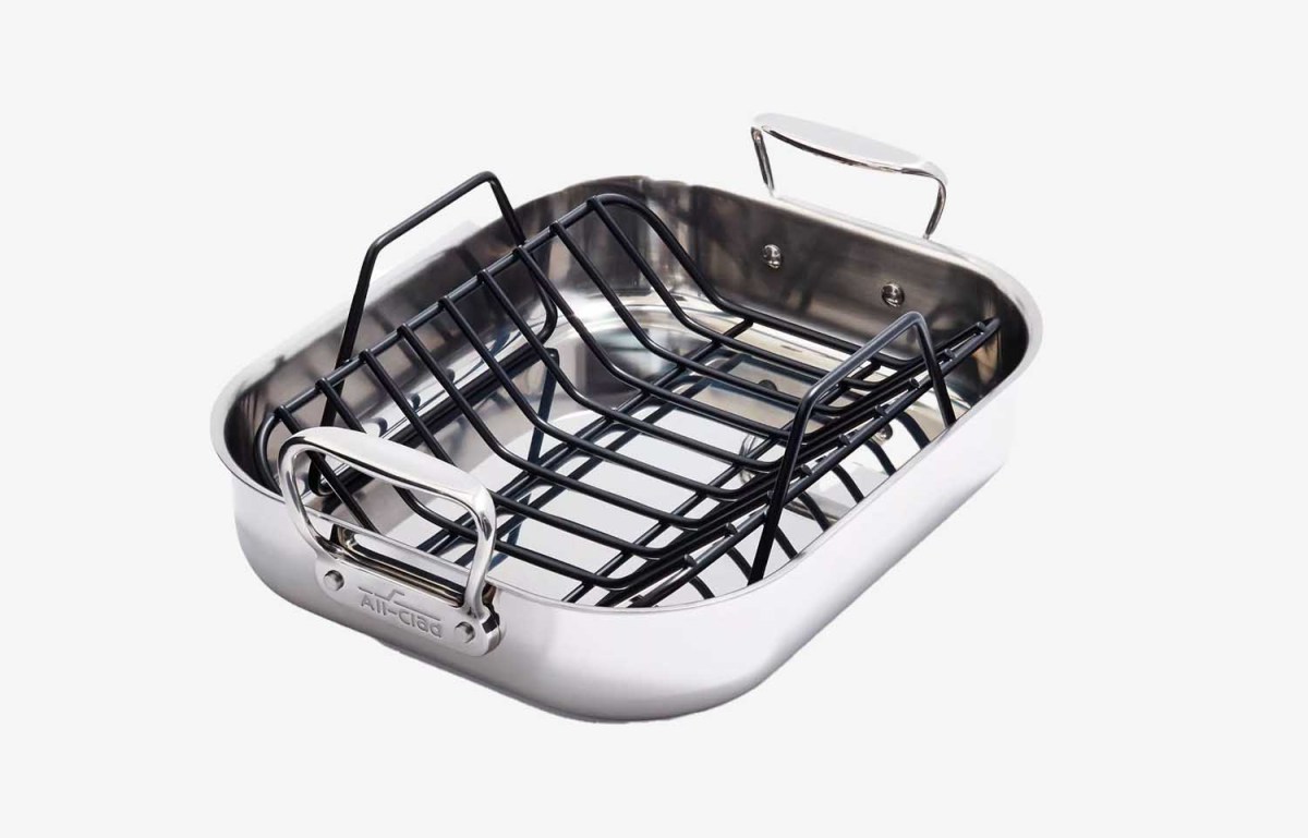 All-Clad Stainless Steel Roasting Pan With Nonstick Rack