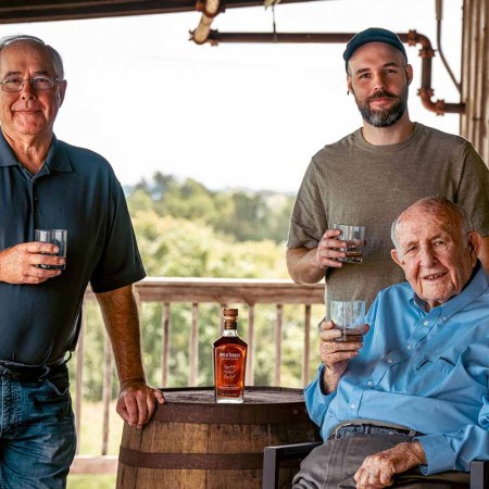 (L-R) Eddie, Bruce and Jimmy Russell, co-creators of Wild Turkey Generations.