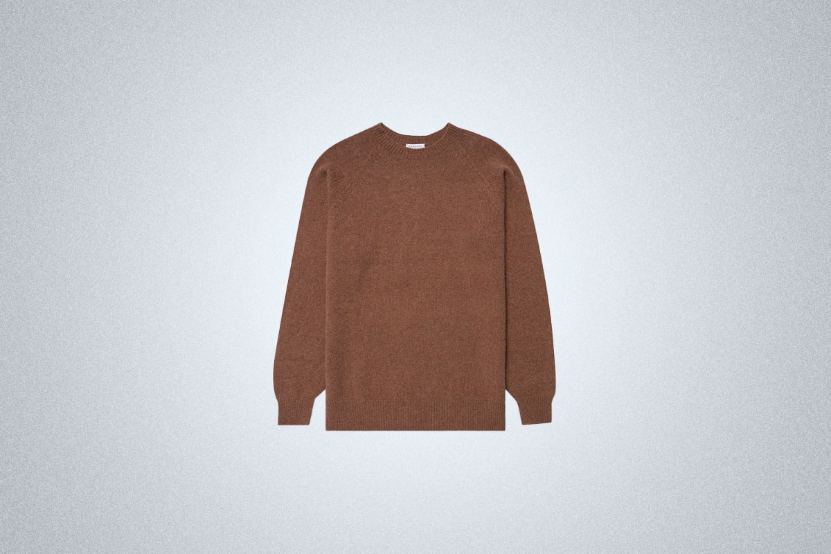 Sunspel Lambswool Crew Neck Jumper