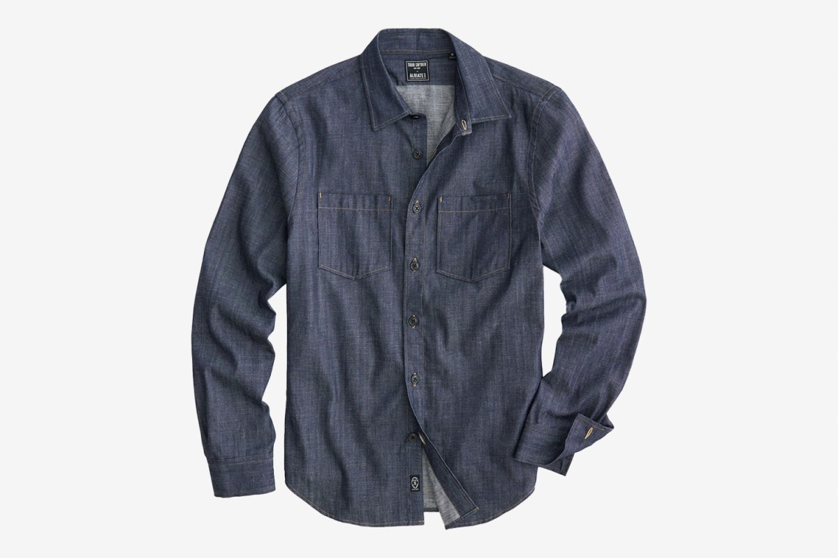 For Quality Freaks: Todd Snyder Raw Italian Denim Overshirt
