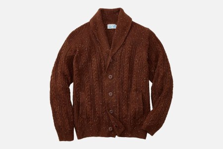 Best Sustainable: Wellen Seawool Fisherman Shawl Cardigan Sweater