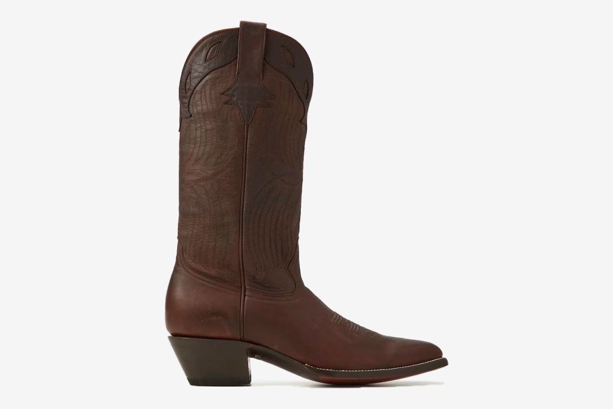 Huckberry x Wythe Leather Western Boot