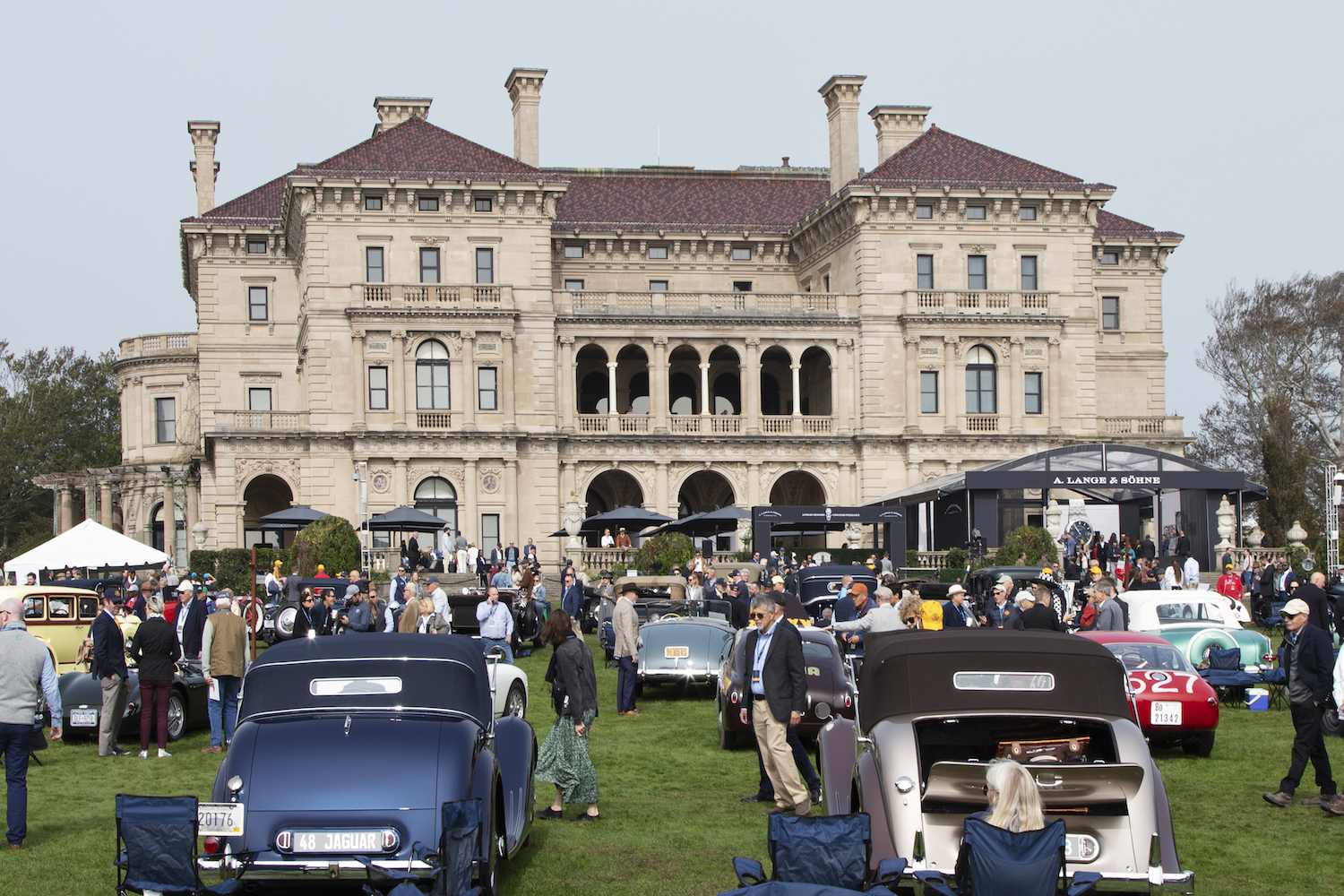 The grounds at Audrain Newport Concours d'Elegance