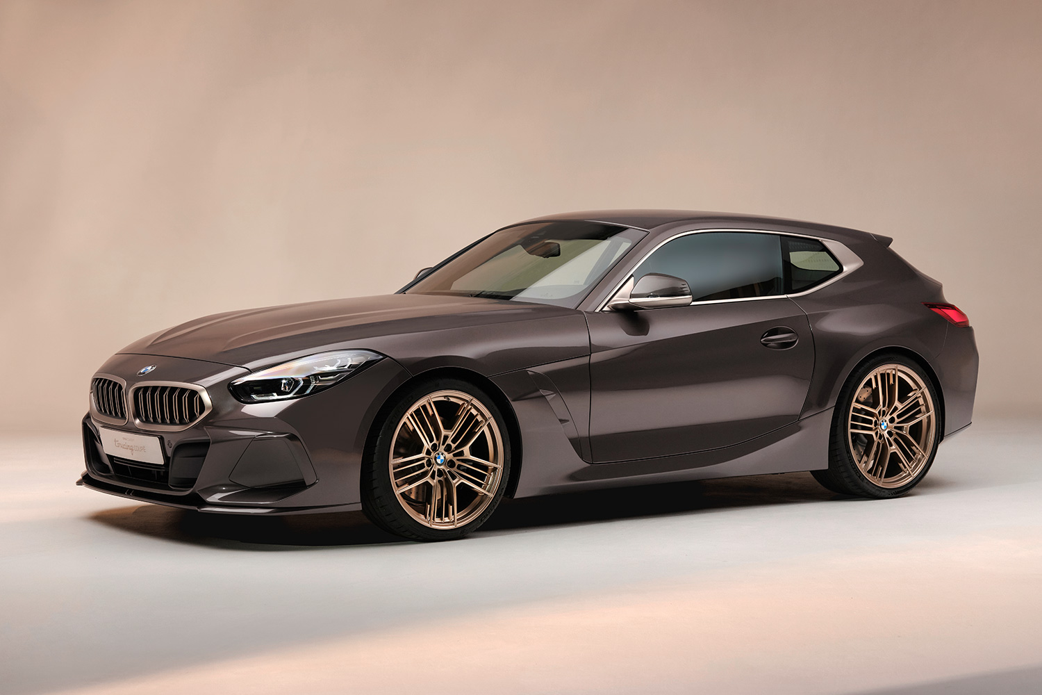 A studio shot of the BMW Concept Touring Coupe